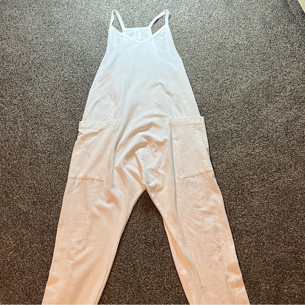 Altar'd State Cream Jumpsuit